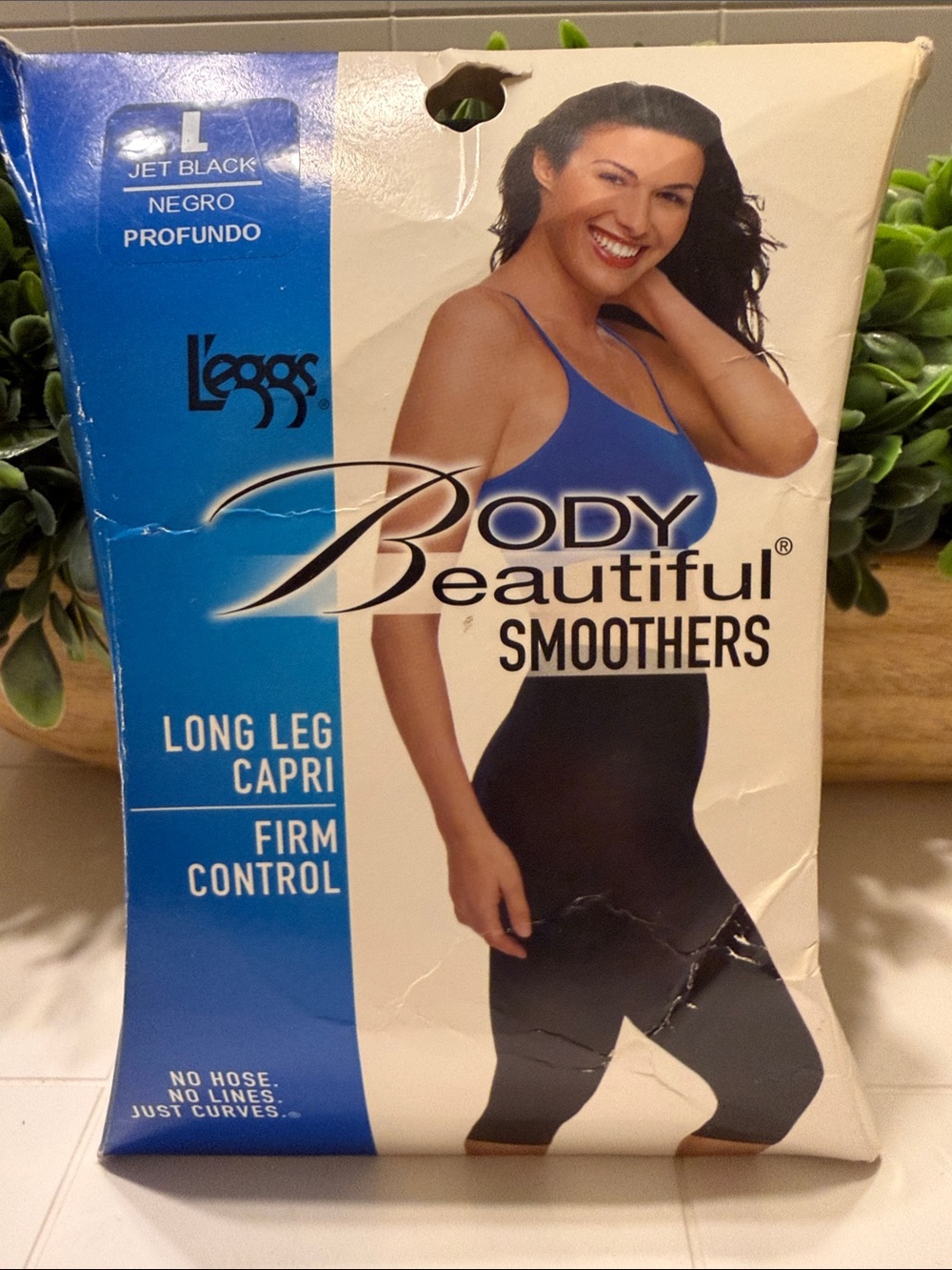 Body Beautiful Smoothers Long Leg Capri - Jet Black by Leggs